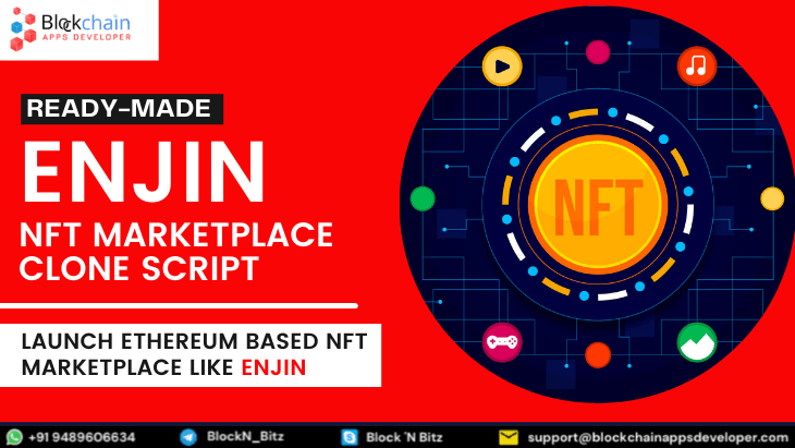 Enjin NFT Marketplace Clone Script To Launch Ethereum based NFT Marketplace Like Enjin