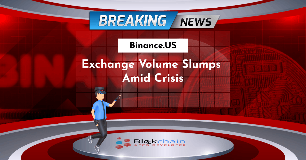 Binance.US exchange volume slumps amid crisis