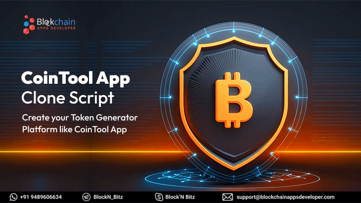 Cointool App Clone Script To Create Your BEP-20 Token Generator Platform Like Cointool App