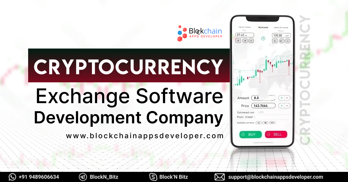 Cryptocurrency Exchange Software Development Company | BlockchainAppsDeveloper