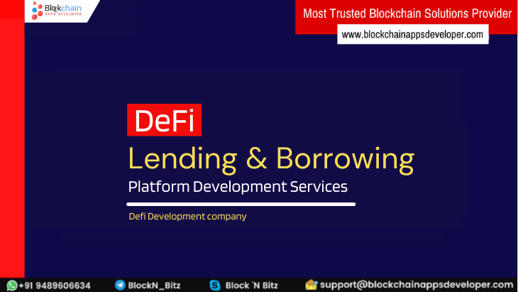 DeFi Lending and Borrowing Platform Development Services