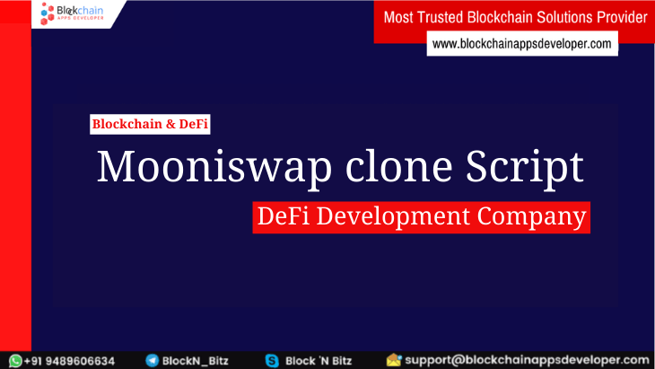 Mooniswap Clone Script - To Start Decentralized Exchange like Mooniswap