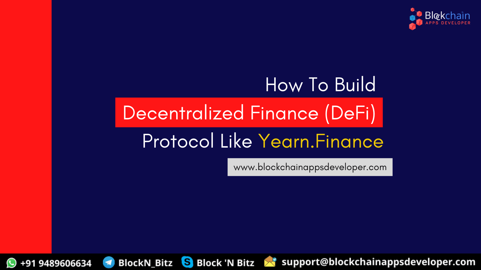 How to Build Decentralized Finance (DeFi) Protocol Product Like Yearn.finance?
