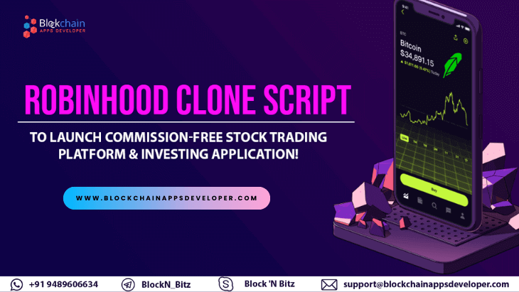 Robinhood Clone Script - To launch Commission Free Stock trading and investing platform