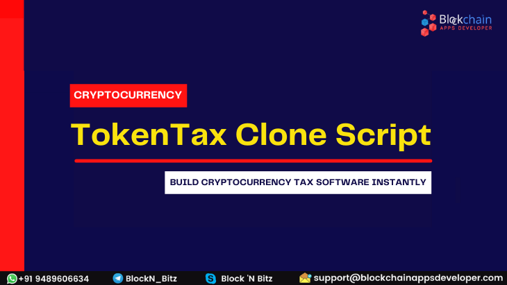 Tokentax Clone Script to Build Cryptocurrency Tax Software Instantly!