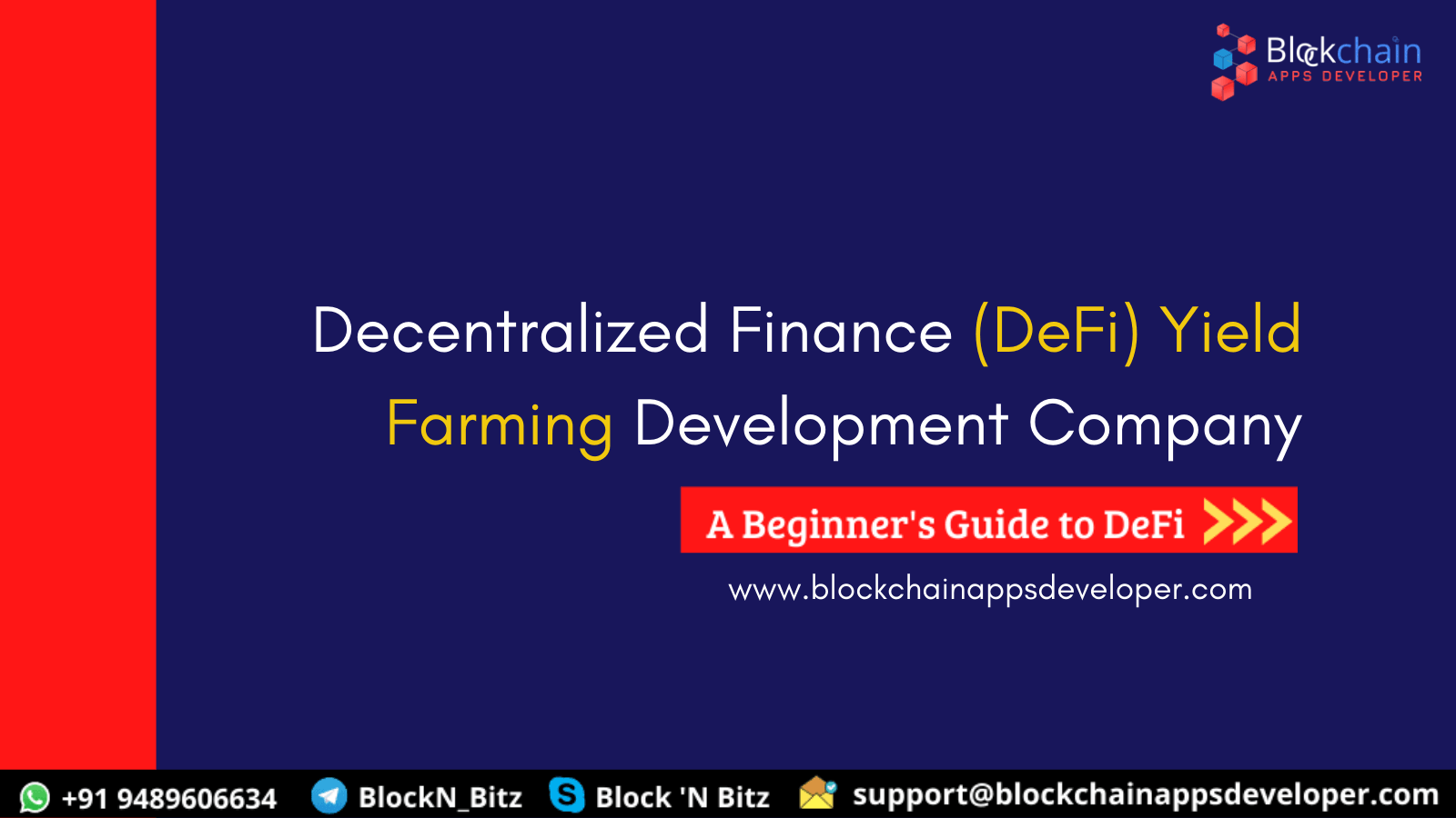 DeFi Yield Farming Development Services Company